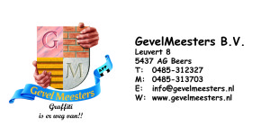 Sponsorbord gevelmeesters